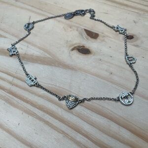 Juicy couture Elegant Silver and Gold Charm Necklace